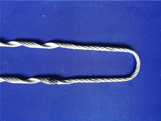 สายเหล็กเหล็กเหล็กเหล็ก Preformed Guy Grip Dead End - สีดํา