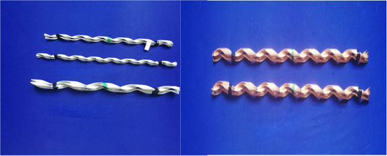 ซิงก-แกลวาเนียม Preformed Dead End สําหรับสายไฟ 10-20 มม